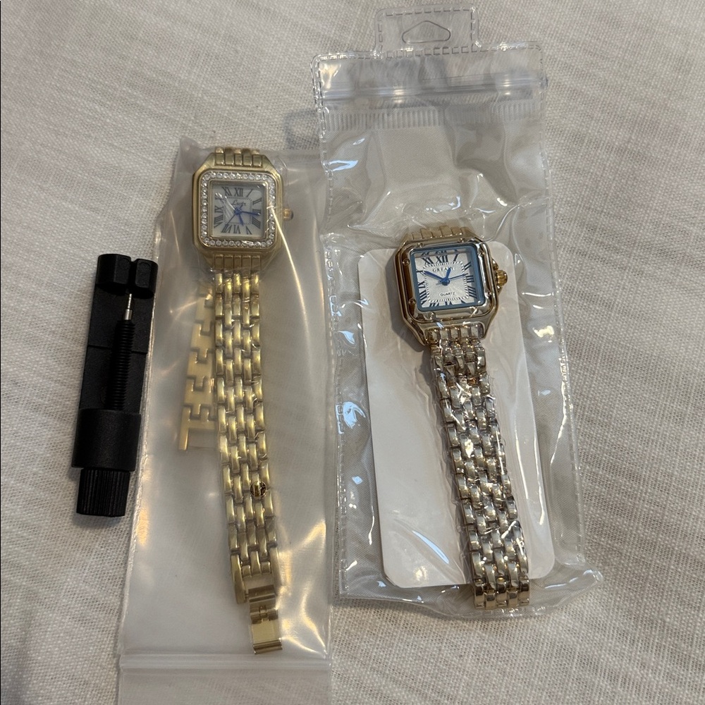 Panthere Classic Rectangle Stainless Steel
Gold Watch - Picture 16 of 16